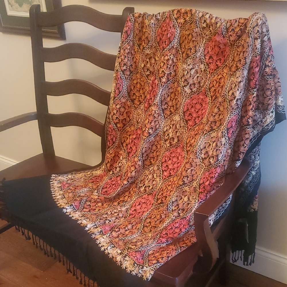 Elegant Multicolor Patterned PASHMINA